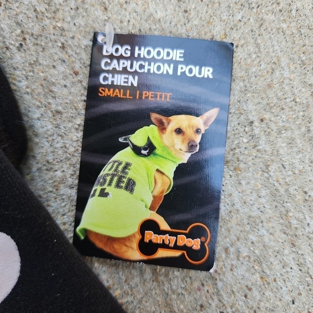 NWT Party Dog Pet Skeleton Halloween Costume Cosplay Hooded Bones Size Small New